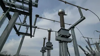 138,000 Volt Substation tour with DRONE!