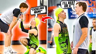 THINGS GOT HEATED.. I TROLLED EVERYBODY In My Mens League & They Got PISSED! (5v5 Basketball)