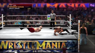 WWE 2K14 (PS3) Wrestlemania 29 (XXIX): Triple H vs Brock Lesnar