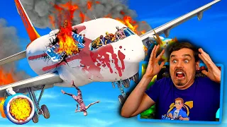 Zombies on a PLANE in GTA 5! (HELP ME!)