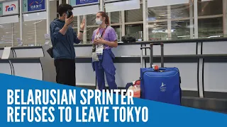 Belarusian sprinter refuses to leave Tokyo