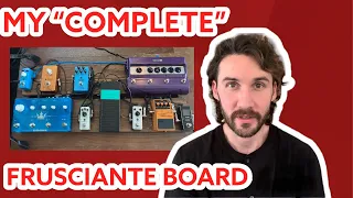 My “Completed” John Frusciante Pedalboard #johnfrusciante #pedalboard #redhotchilipeppers