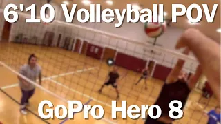 Coed Volleyball After Being Sick For 30 Days... || 6'10 GoPro POV