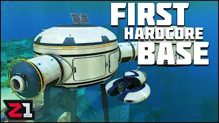 Building Our FIRST Base In Hardcore ! Subnautica Hardcore Ep.2 | Z1 Gaming