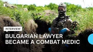 How a lawyer from Bulgaria  became a combat medic in Ukraine. The story of “Ice Queen”