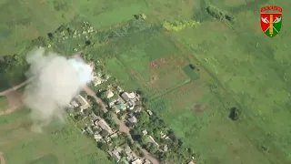 Екіпаж AHS Krab з першого пострілу знищив скупчення БМ-21 «Град» окупантів