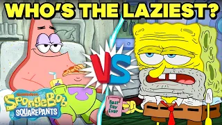 Bikini Bottom Tournament of Laziness 😪 SpongeBob vs. Patrick | SpongeBob