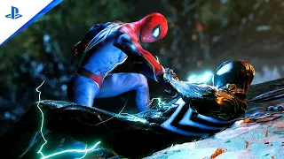 Marvel's Spider-Man 2 NG+ Peter's Lowenthal Advanced 2.0 Suit vs Himself Rage Symbiote Spectacular