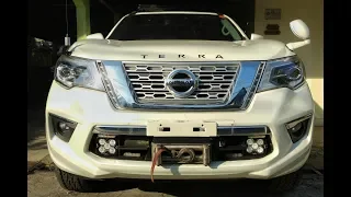 Nissan Terra 4x4 - Installing Hidden Winch Mounting