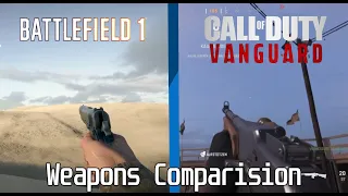 Cod vanguard Alpha vs Battlefield 1 weapons Comparision
