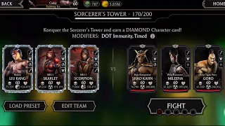 MK Mobile Sorcerers Tower Battle 170 Boss | Tower 170 BOSS BATTLE + REWARD