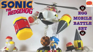 UNBOXING Sonic the Hedgehog EGG MOBILE BATTLE SET Jakks Pacific Vehicle Review Figure Boss Battle