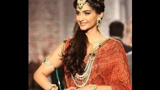 Sonam Kapoor walks for Best of Best during IIJW Mumbai 2013 grand finale.