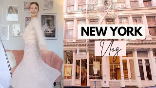 NEW YORK Weekend in my Life Vlog! Spring in the City, ZARA Finds, Coffee Meetups