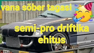 Drift car BMW E46 turbo