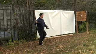 SKANF. Yuri Fedin and Mikhail Belyaev throw knives 2009