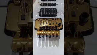 IBANEZ JEM WHITE PART GOLD GUITAR CUSTOM HIGHQUALITY || PICKUP SUSTAINER SUSTAINIAC||VEYZ SUSTAINER