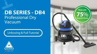 DB4 | 4-Gal Dry Canister Vacuum | Unboxing & Full Equipment Overview | DB Series