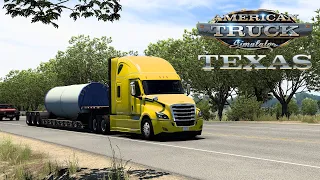 American truck simulator 1.46 ➤ Texas - Freightliner Cascadia Gameplay