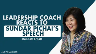 Leadership Coach Reacts | Sundar Pichai's Dear Class of 2020 Speech