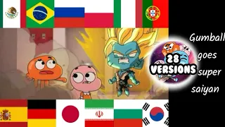 The Amazing World of Gumball - Gumball goes super saiyan (Multilanguage)