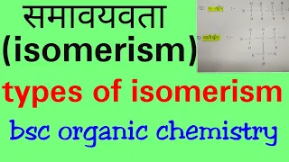 Isomerism in hindi BSC first year organic chemistry in hindi knowledge ADDA notes in hindi types of