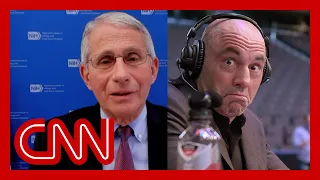 See Dr. Fauci's response to Joe Rogan's bad vaccine advice