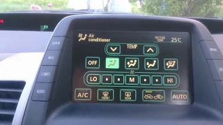 How to check A/C fault codes on  Toyota Prius