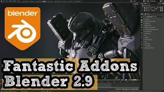 12 Blender Addons for Hard Surface Modeling