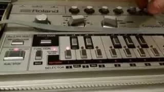 PATTERN "DA FUNK"  RECREATED IN MY HOME STUDIO-TB 303 ROLAND