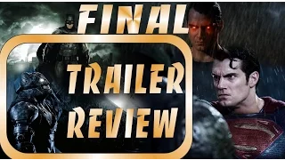Batman V Superman Final Trailer Review,reaction Judging by the trailer!