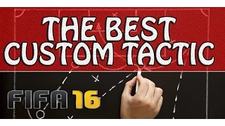 FIFA 16 BEST CUSTOM TACTIC - HOW I MADE 95 WINS IN A ROW