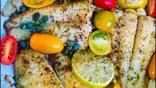 Mediterranean fish | make dinner in 15 minutes #shorts