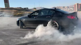 BMW F10 550i Drifting