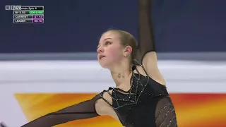 Alexandra Trusova | Free Skate | Figure Skating World Championships 2021 | BBC English Commentary