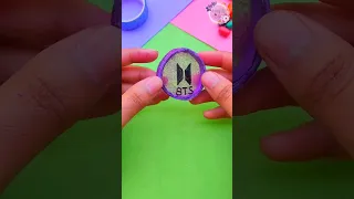 DIY BTS Keychain 💜✨ | Amusing City DIY🌸 #craft #diy #bts #btscraft #foamsheetcraft #btsarmy #art