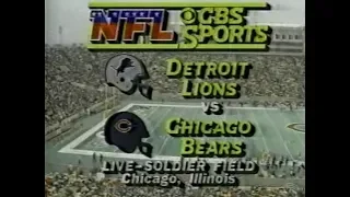 1985-11-10 Detroit Lions vs Chicago Bears