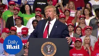 Trump attacks Democrats at his Orlando rally