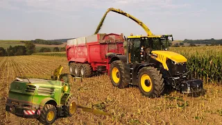 John Deere 8800i |Siláže Kukuřice 2023 |JCB Fastrac 8330 + Krampe | Big Corn Silage Smržice 2023