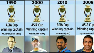 Asia cup winning captain list 1984 to 2022 || asia cup winners list captain || Asia cup 2023