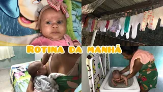 ROTINA DA MANHÃ COM MINHA BEBÊ❤️/#rotinadamanha #baby