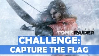 Rise of the Tomb Raider - Capture the Flag Challenge Walkthrough (7 Soviet Flags Cut Down)