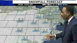 Metro Detroit weather forecast for Jan. 23, 2022 -- 11 p.m. update