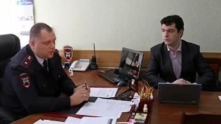 Начальник Луховицкого отдела ГИБДД Алексей Канаев провел пресс-конференцию по итогам 2014 года