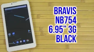 Распаковка Bravis NB754 6.95” 3G Black