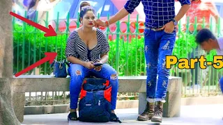 Pulling Strangers Cheeks Part-5 #pulling #Cheek #Prank #Allahabad #GirlPrank #BestPrank#sumit