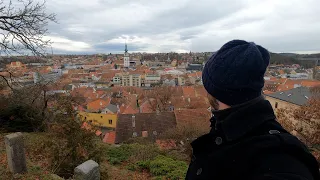 Top View of Třebíč Czech Republic