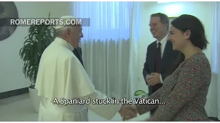 Pope interrupts vacation to meet with his new spokespersons, Burke and Garcia Ovejero