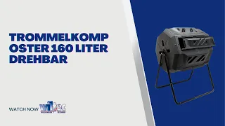 Trommelkomposter 160 Liter drehbar