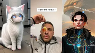 BEST TIKTOK AI FILTER COMPILATION | AI MANGA CHALLENGE